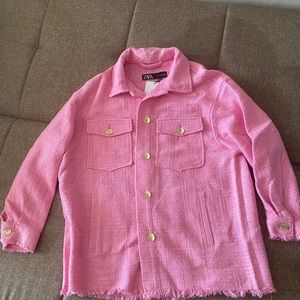 Zara button down top
